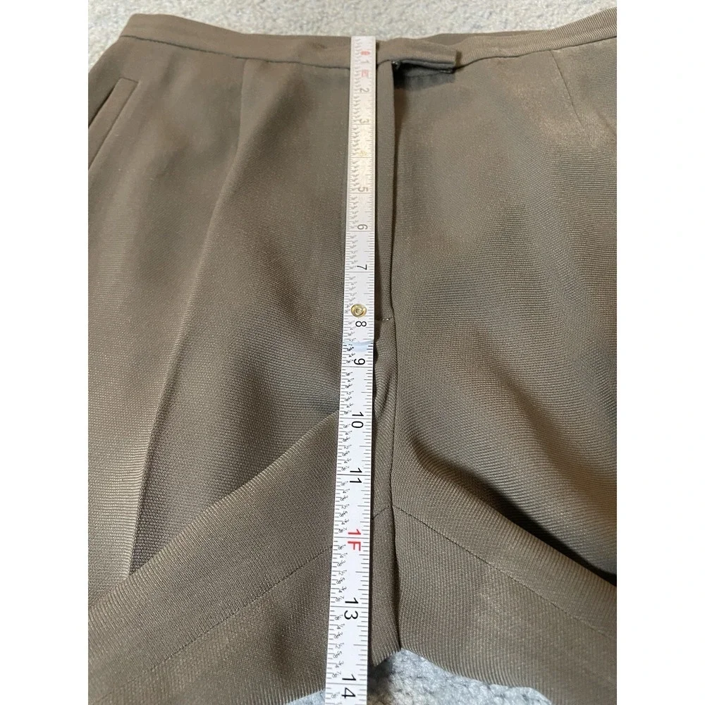 70s Rafaela 2Pc Tailored Pantsuit Womens Sz 6/8 Taupe Beige Career Business READ - Picture 12 of 16